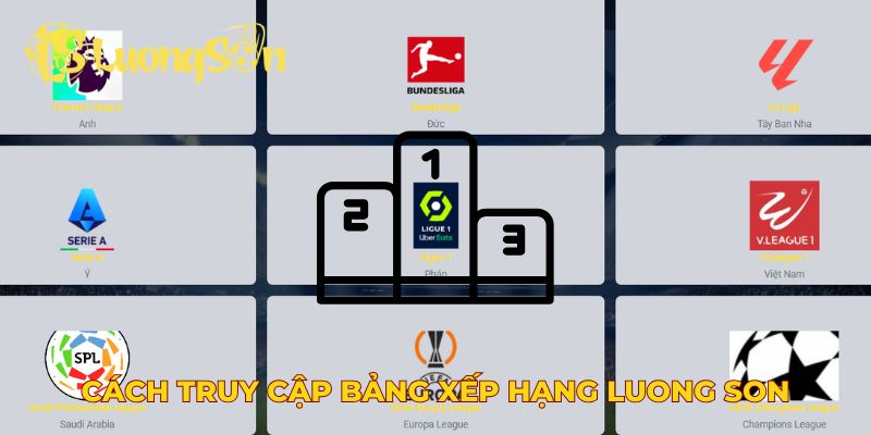 Cách truy cập bảng xếp hạng Luong Son